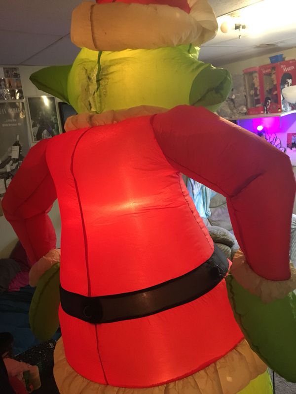 grinch blow up doll