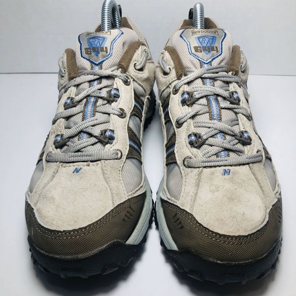 New Balance 644 Trail Running Hiking Shoes Tan Brown Blue