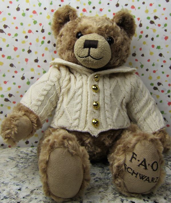 fao schwarz plush bear