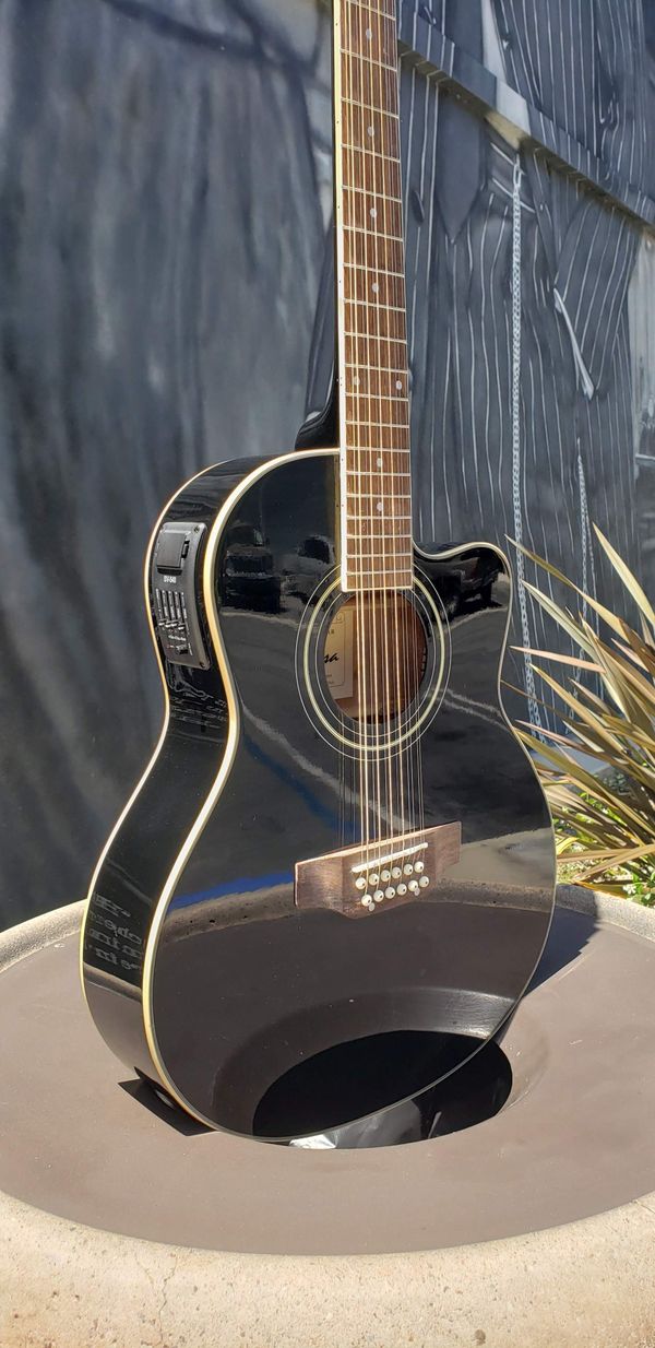 New 12 String Requinto Cutaway Acoustic-Electric Thin Body Guitar for