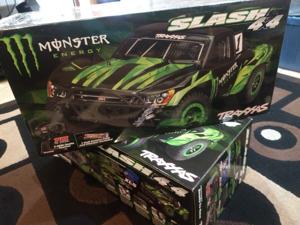 traxxas slash monster energy body
