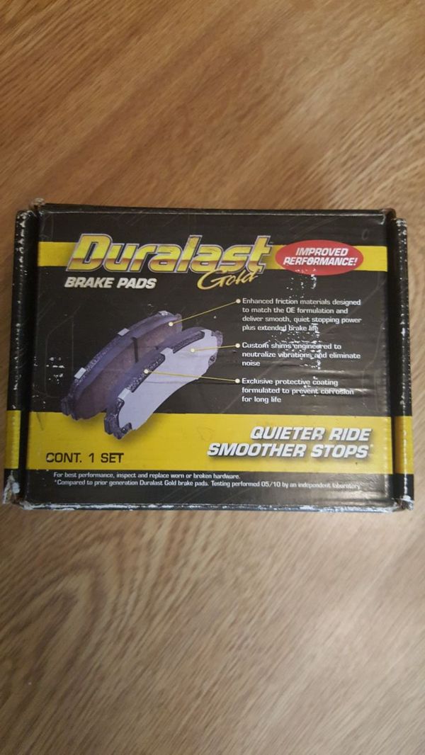 Brand New AutoZone Duralast Gold Rear Brake Pads DG540 for ...