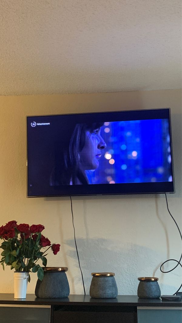 Riga Verticale Sullo Schermo Tv Plasma