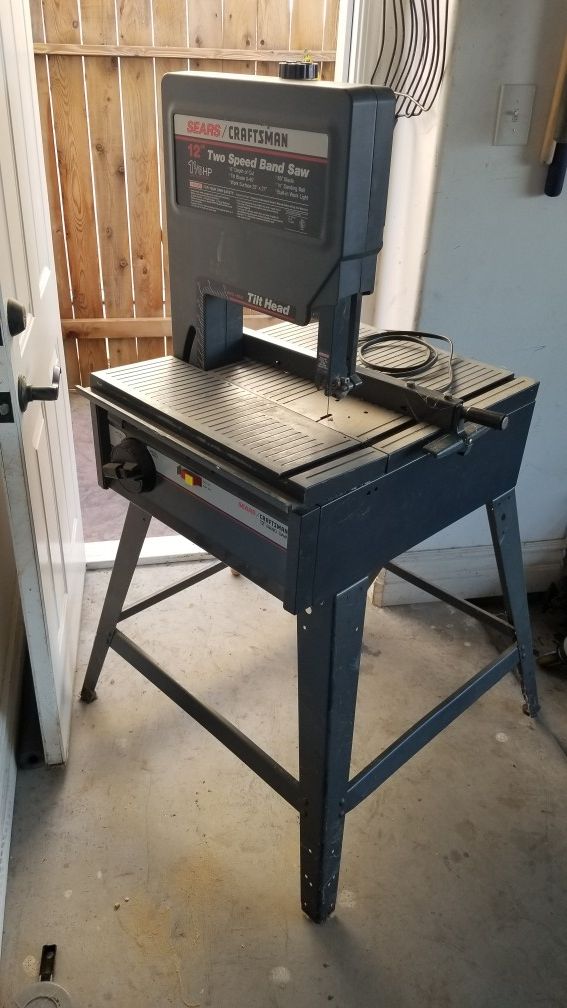 12" craftsman band saw 1-1/8HP for Sale in Bakersfield, CA - OfferUp