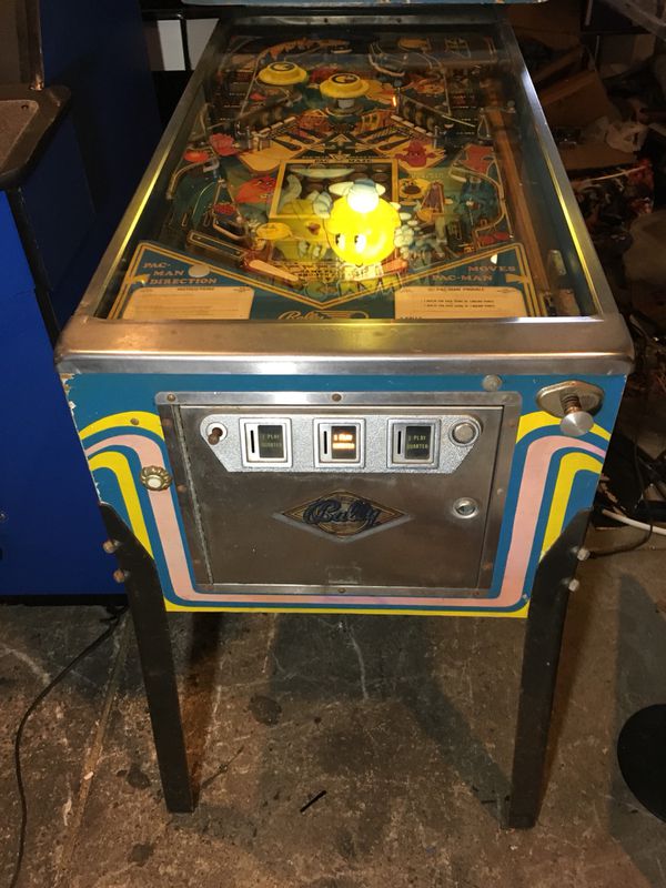 standup pacman pinball arcade machine