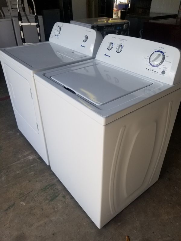 AMANA WASHER AND DRYER SET (large capacity) for Sale in Seffner, FL