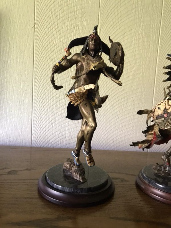 franklin mint bronze indian statues for Sale in Bethel Park, PA OfferUp
