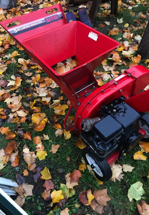 MTD 5HP Chipper and Shredder works great for Sale in Ruston, WA - OfferUp