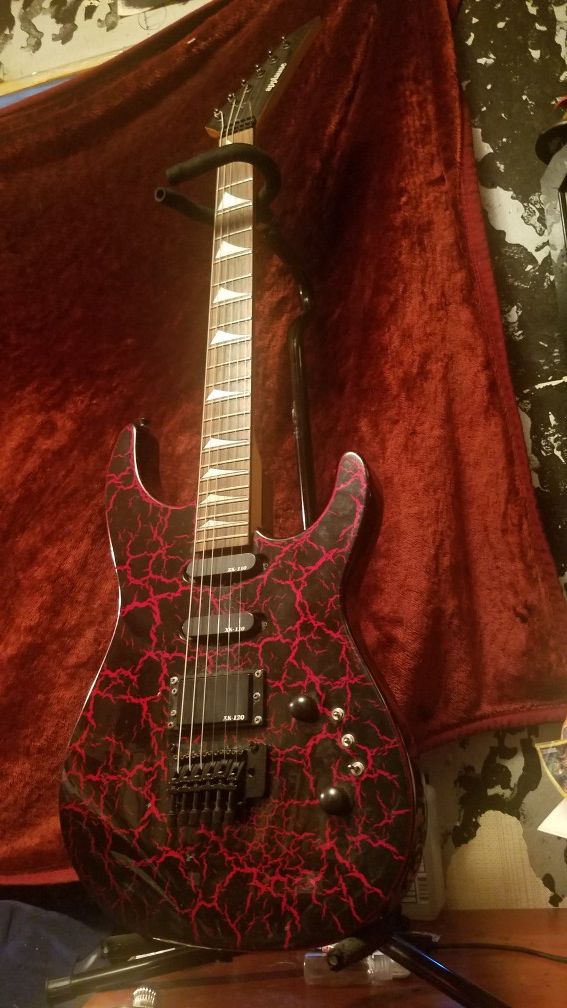 Vintage 1980S Kaman Applause GTX 23 Electric Guitar (Crackle Red) for