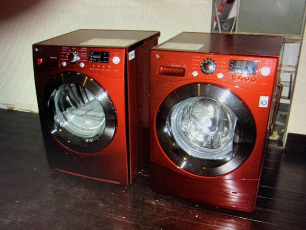 Lg Red Front Load Washer And Dryer 42 Cu Ft For Sale In Boca Raton Fl Offerup 1516