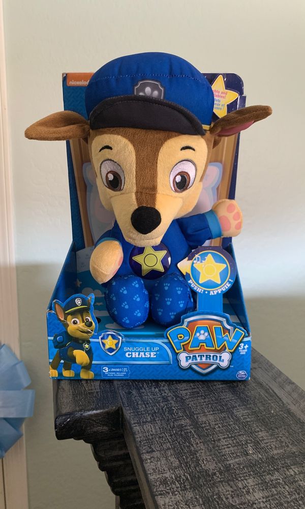 paw patrol snuggle up chase