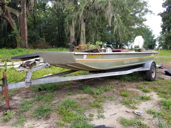 14ft Sylvan bass catcher. BOAT AND TRAILER ONLY for Sale in Savannah ...