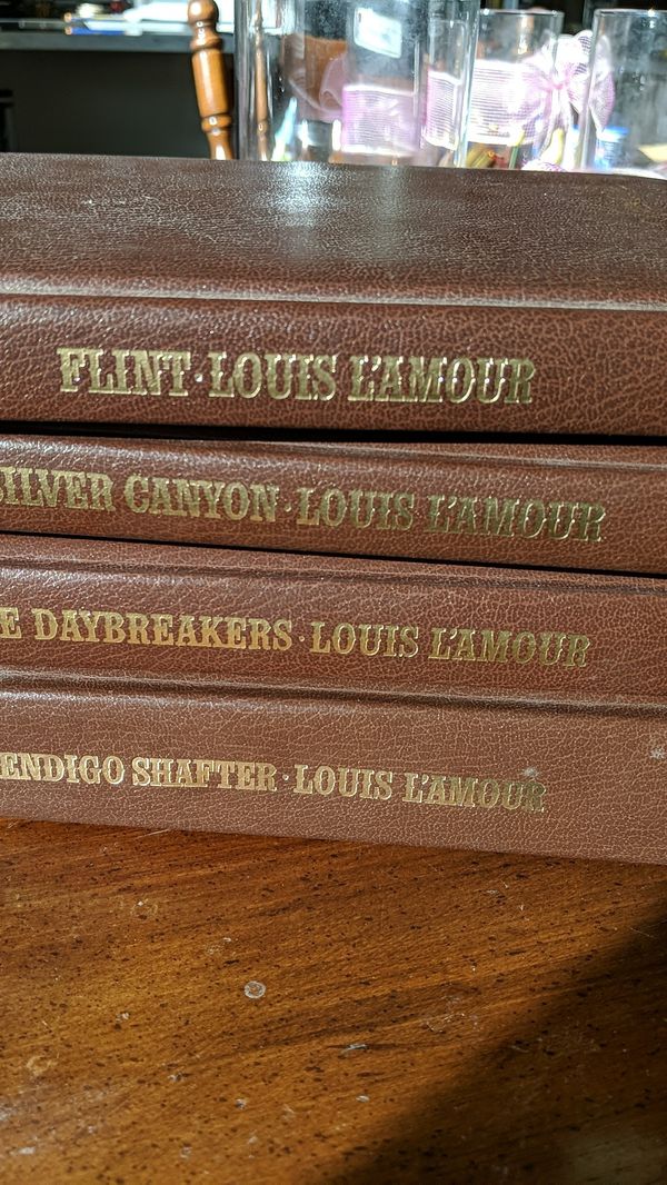 4 Louis L&#39;amour leather bound books for Sale in Snohomish, WA - OfferUp
