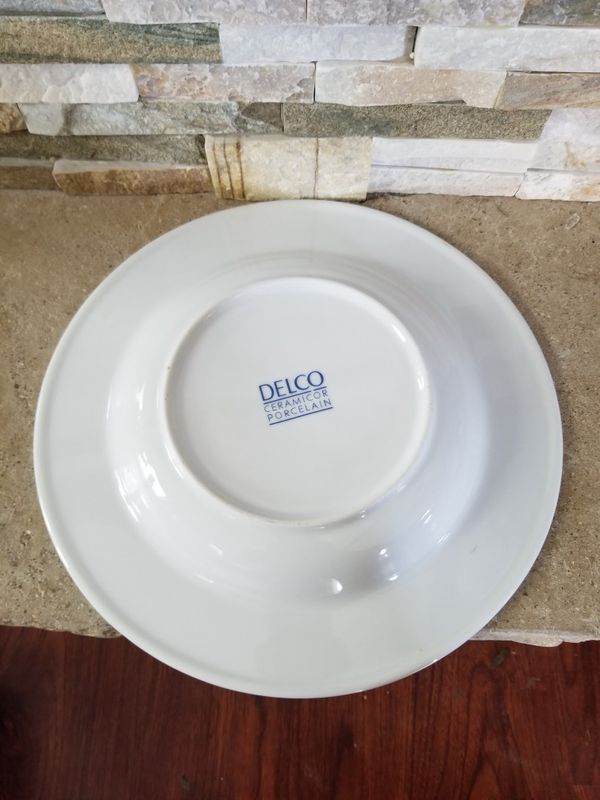 Delco ceramicor porcelain plate Set (12) Dinner Plates for Sale in US
