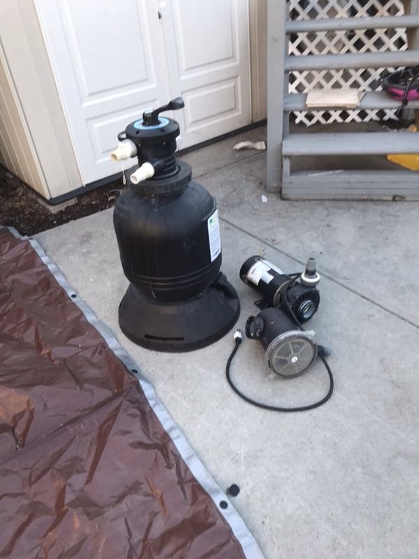 Millennium above ground pool pump and sand filter. for Sale in Bronx
