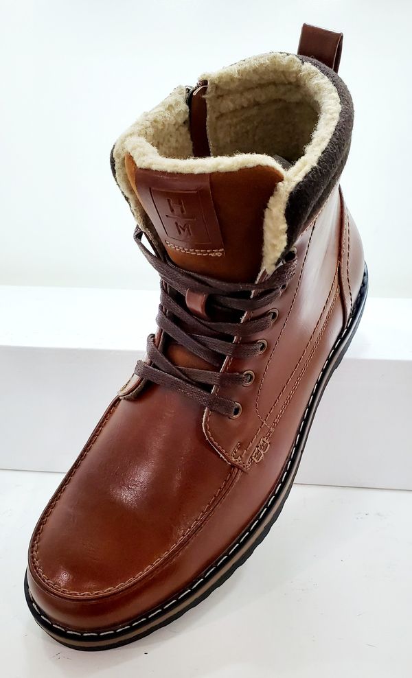 men brown casual boots