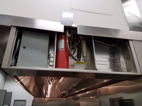 Custom Commercial Kitchen Open Exhaust system Vent-A-Hood Ansul Fire