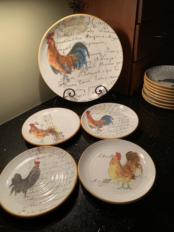 WilliamsSonoma Rooster script Collection Discontinued French pasta