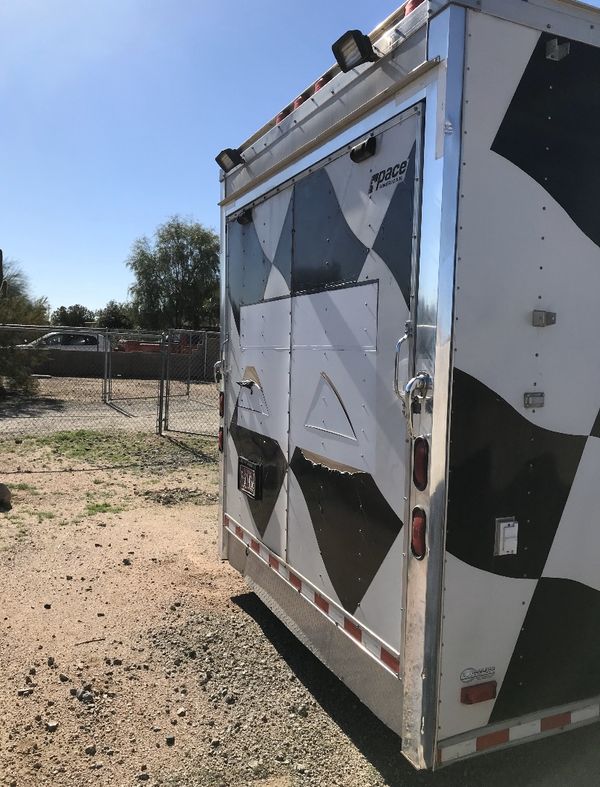 2002 53 Foot Pace American Toy Hauler Trailer For Sale In