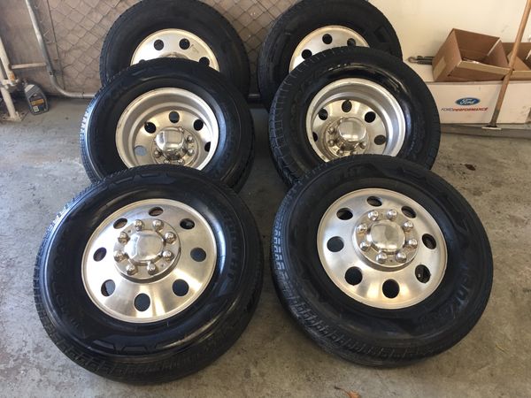 16 inch dually 8 lug alcoa wheels for Sale in West Palm Beach, FL - OfferUp