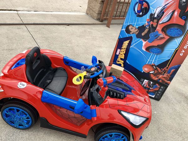 spiderman electric scooter car