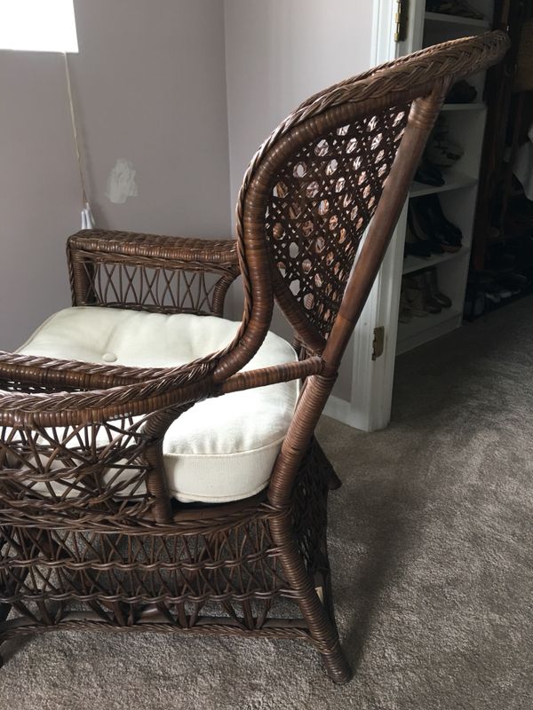 Vintage Pier 1 Wicker Rattan Chair for Sale in Braintree, MA OfferUp