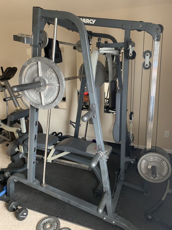 Marcy Smith Machine home gym with weight bench for Sale in Fort Worth ...