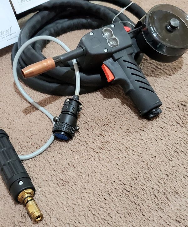 Spool gun for aluminum mig welding fits Lincoln rhino and some miller