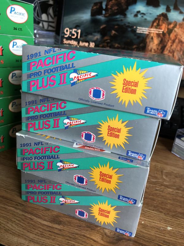 1991 pacific plus II football cards Brett Favre Rookie for Sale in