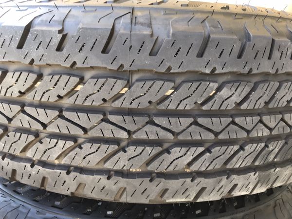 Jeep Wrangler tires & rims 245 75 R17 Bridgestone Dueler for Sale in