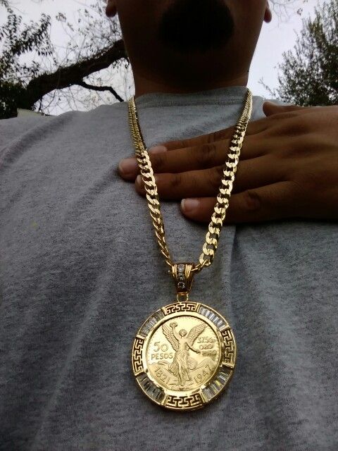 14k Gold Filled Cuban Link Chain With Versace Centenario For 14k Gold Filled Cuban Link Chain With
