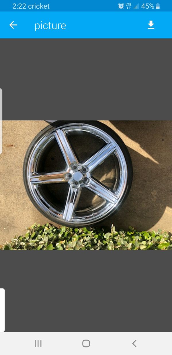 4-5 lug 24 inch chrome i rock rims for sale for Sale in ... 4-5 lug 24 inch chrome i rock rims for sale for Sale in ...