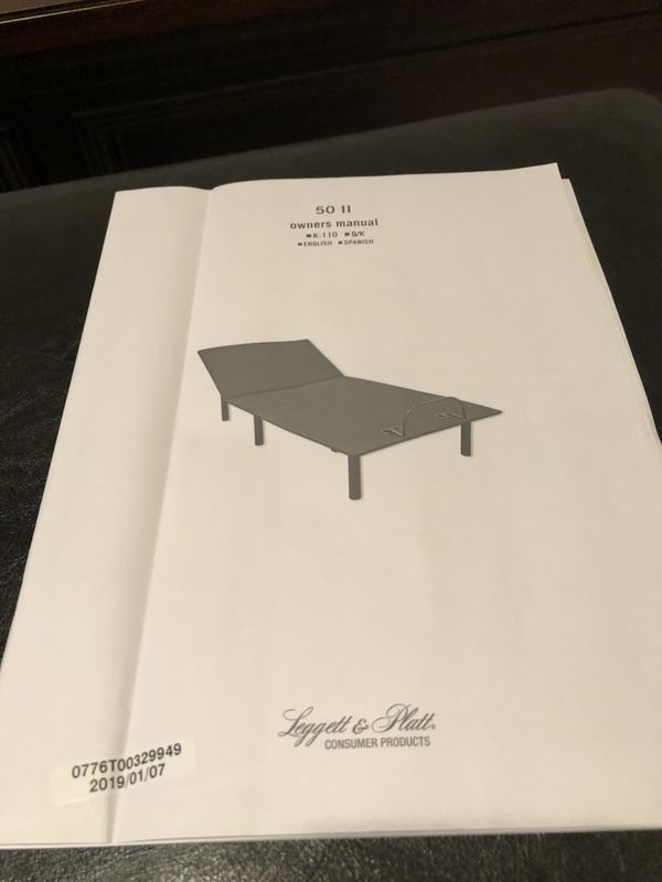 Leggett and Platt 50 Series II Full Size Adjustable Base w/Remote for Sale in Waldorf, MD OfferUp