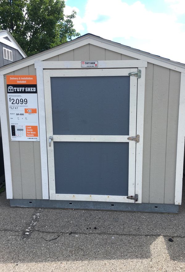 Tuff Shed Sr600 8x12 was $2747 now $2059 includes delivery for Sale in ...