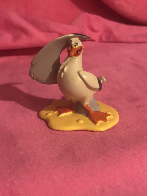 Disney The Little Mermaid Scully the Seagull figurine statue cake topper toy rare for Sale