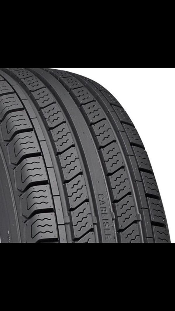 Carlisle Radial Trail HD Trailer Tire ST205/75R14 LRC/6ply SET OF 4