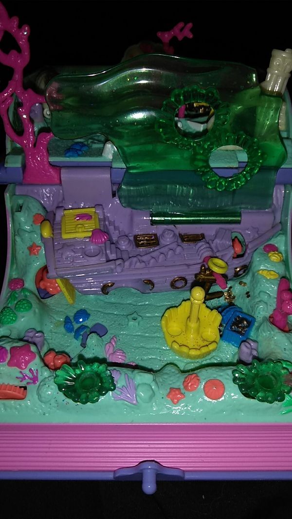 polly pocket rainbow funland mermaid