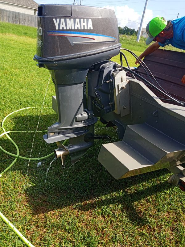 Yamaha g3 17ft center console aluminum boat for Sale in Port Arthur, TX