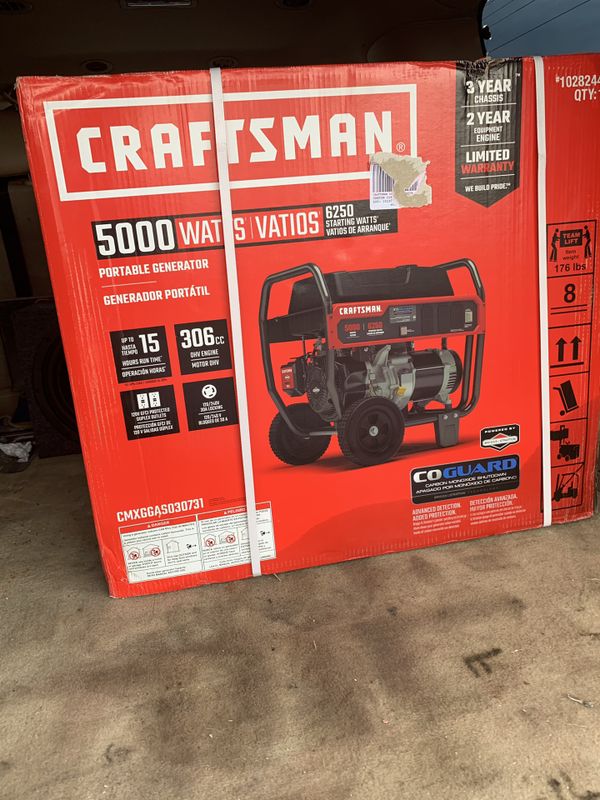 Craftsman 5000 watts generator for Sale in Austin, TX OfferUp