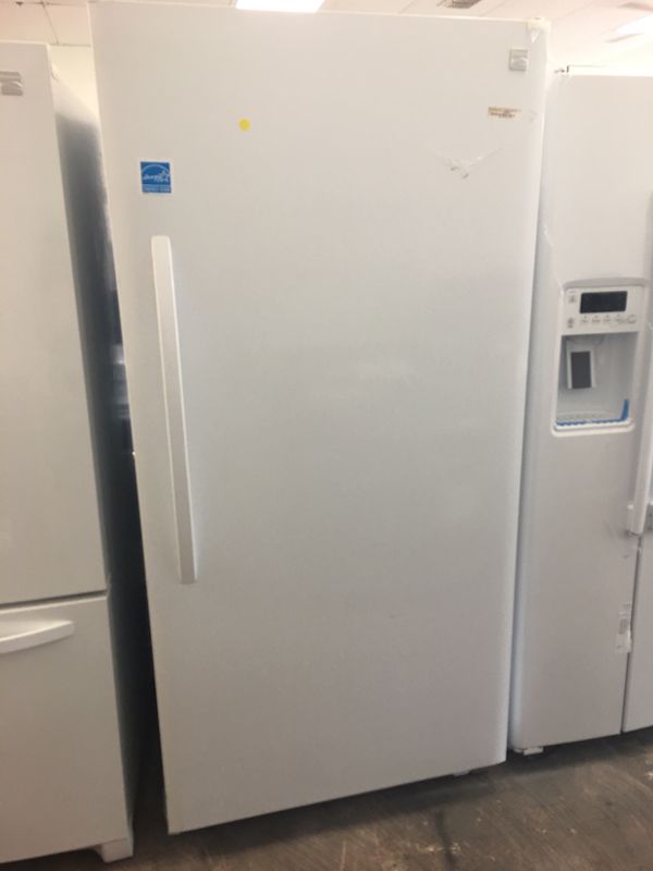 Kenmore brand new scratch and dent upright freezer with 1 Year Warranty