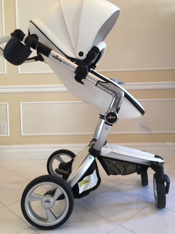 grey stroller