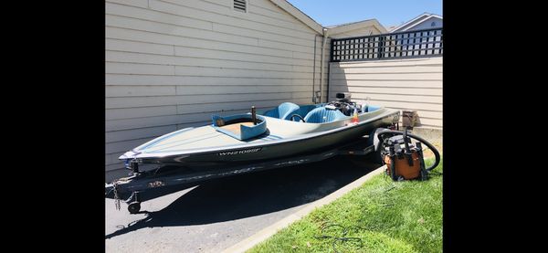 1979 18’ Marlin jet boat 455 olds big block / 1 of 9 made runs ...