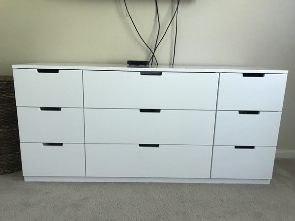 Ikea Nordli 9 Drawer Dresser White For Sale In Houston Tx Offerup