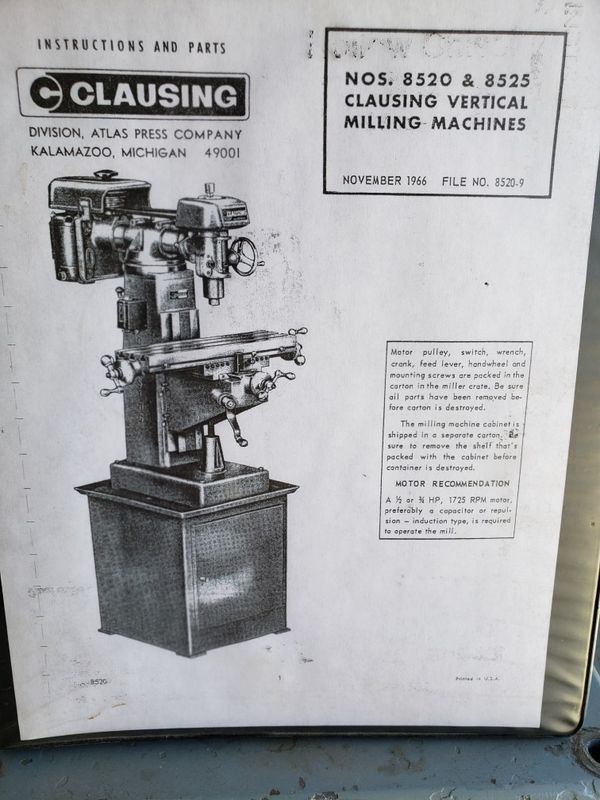 Clausing Mill Machine for Sale in Glendale, AZ - OfferUp