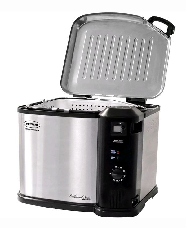 Masterbuilt Butterball XL Indoor Stainless Steel Electric Turkey Fryer