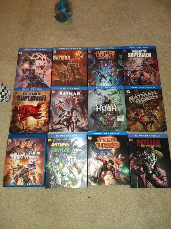 dc universe animated movies box set