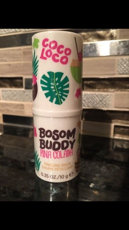 PURE ROMANCE Bosom Buddy Tingling Balm PINA COLADA Coco Loco New/Unused ...