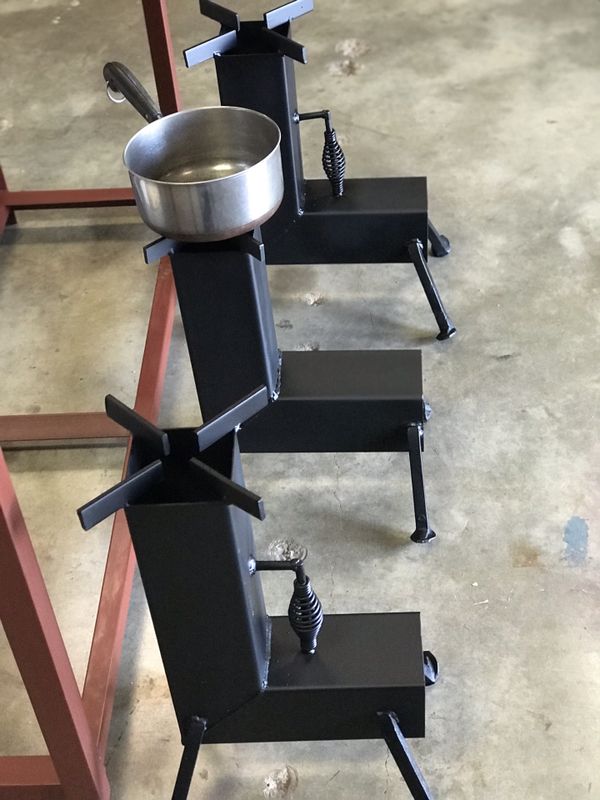 Unique portable rocket stove for sale. Very portable. for Sale in