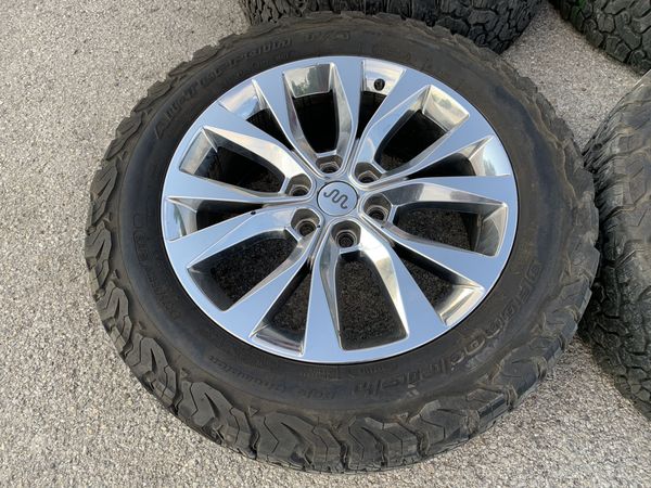 20” Ford King ranch rims and BFG ko2 all terrain tires 6x135 Bolt ...