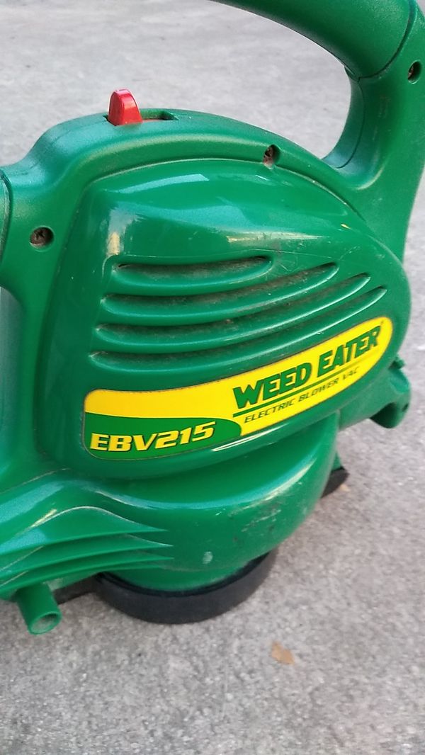 Weed eater ebv215 electric blower& vac for Sale in San Antonio, TX